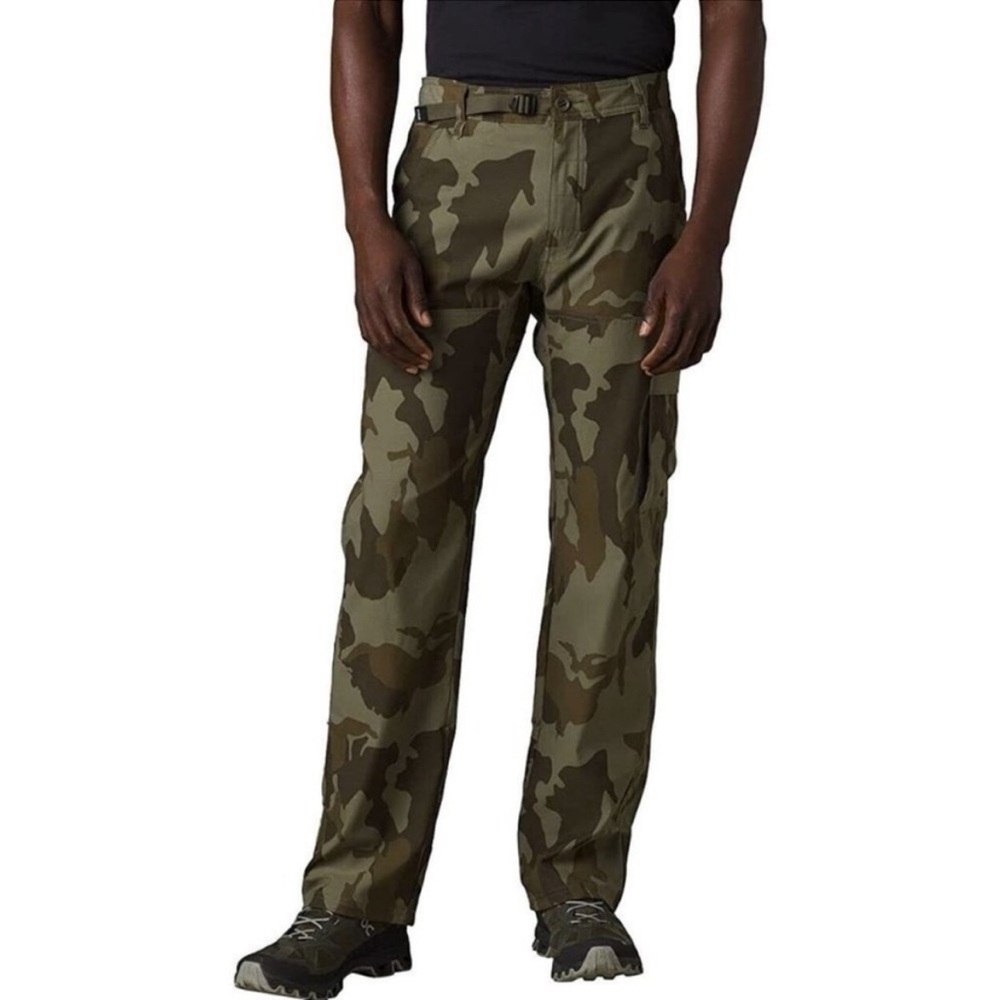 NWT prAna Stretch Zion Pant II Straight Leg Rye Green Camo Sz 42 x 28